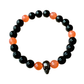 Handmade Gemstone Bracelet - Halloween Skull