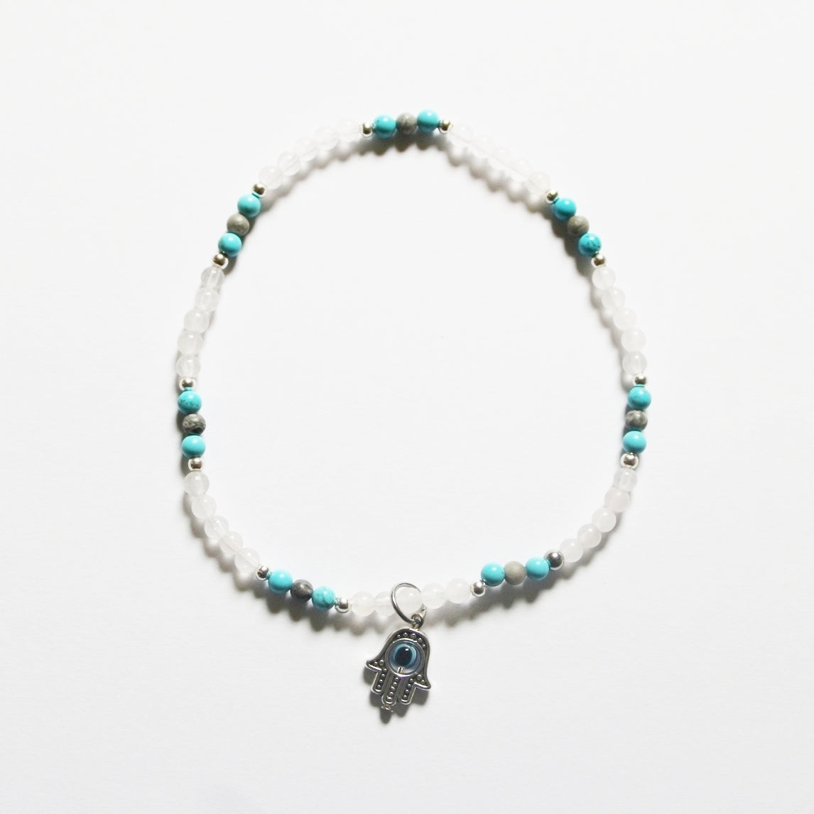 Hamsa Dangle Anklet