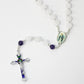 Amethyst & White Rosary